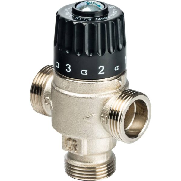 *SVM-0025-186520 STOUT Термостатический смесительный клапан для систем отопления и ГВС 3/4 НР 30