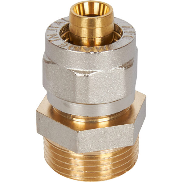 SFS-0001-003416 STOUT Переходник с наружной резьбой 3/4 х16 для металлопластиковых труб винтовой