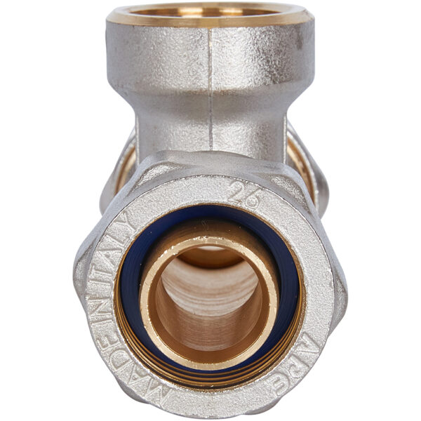 SFS-0012-003426 STOUT Тройник-переходник с внутренней резьбой 3/4 х26 для металлопластиковых труб ви