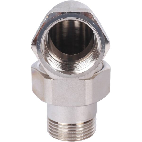 SFT-0059-000034 STOUT Разъемное угловое соединение американка ВН, никелированное 3/4 (2700A4N0505