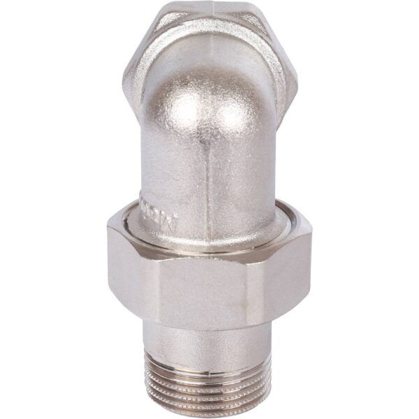 SFT-0059-000034 STOUT Разъемное угловое соединение американка ВН, никелированное 3/4 (2700A4N0505