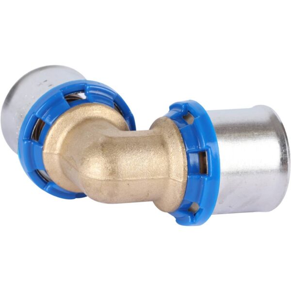 ARL3200330 APE Угольник 90° 26х26 для металлопластиковых труб прессовой