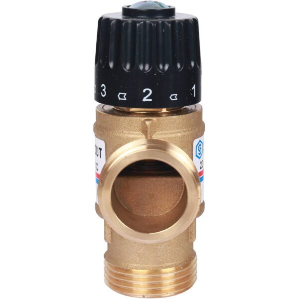 SVM-0120-254325 STOUT Термостатический смесительный клапан для систем отопления и ГВС. G 1” M, 20-43