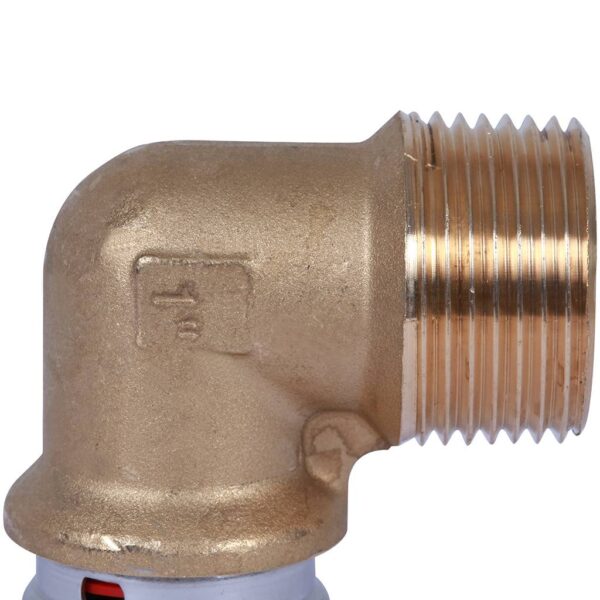 SFP-0011-000126 STOUT Угольник-переходник с наружной резьбой 1 х26 для металлопластиковых труб пресс