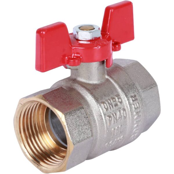 RBV-0003-0110225 ROMMER Шаровой кран 1 ВН/ВН, ручка бабочка