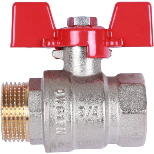 R ШАРОВОЙ КРАН 3/4 ВН/НР, РУЧКА БАБОЧКА 0 ROMME RBV-0004-021022