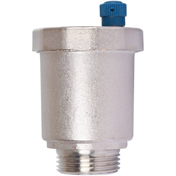 SVS-1011-000020 STOUT Воздухоотводчик автоматический вертикальный выпуск, нар.р. 3/4 никель.