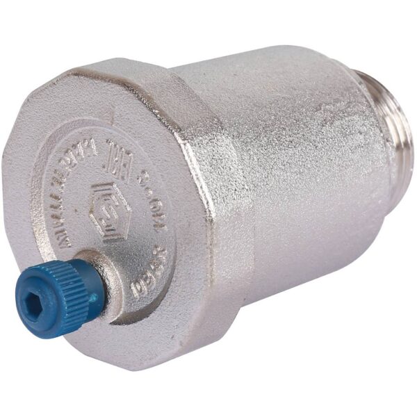 SVS-1011-000020 STOUT Воздухоотводчик автоматический вертикальный выпуск, нар.р. 3/4 никель.