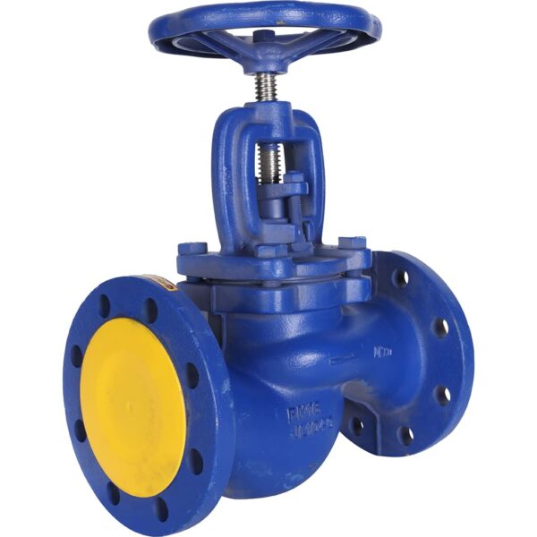 215A080C01 ZETKAMA Клапан запорный чугун 215A Ду80 Ру16 фл Tmax=300