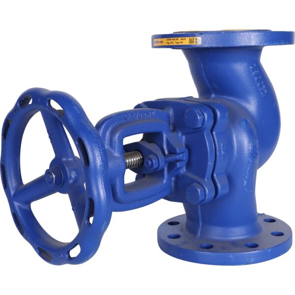 215A080C01 ZETKAMA Клапан запорный чугун 215A Ду80 Ру16 фл Tmax=300