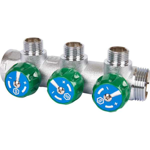 SMB-6850-011203 STOUT Коллектор регулирующий 1 , 3 отвода 1/2