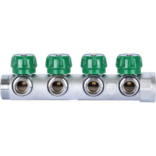 SMB-6850-011204 STOUT Коллектор регулирующий 1 , 4 отвода 1/2