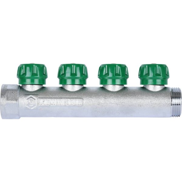 SMB-6850-011204 STOUT Коллектор регулирующий 1 , 4 отвода 1/2