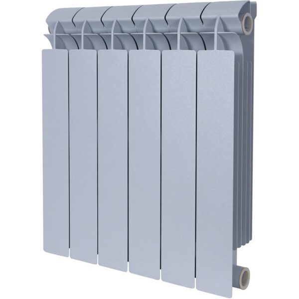 Global STYLE PLUS 500 6 секции радиатор биметаллический боковое подключение (цвет cod.08 grigio arge