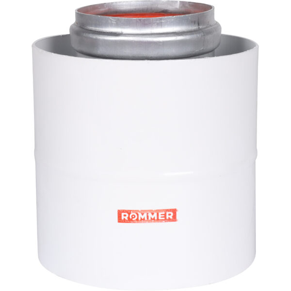 ROMMER RCA-6010-210100 Начальный участок вертикальный коакс. 60/100 хомут в комплекте + втулка D60