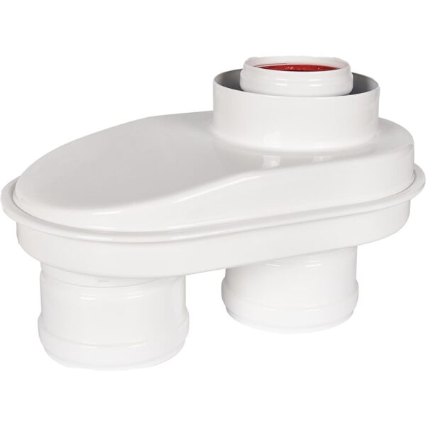 ROMMER RCA-8080-210002 Адаптер моноблочный для перехода на двухтрубную систему 80/80 в комплекте хом