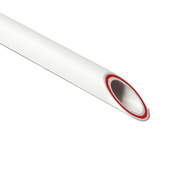 PA37008P Pro Aqua d= 20 PP-R Труба армированная стекловолокном RUBIS SDR 6 Белая 4м