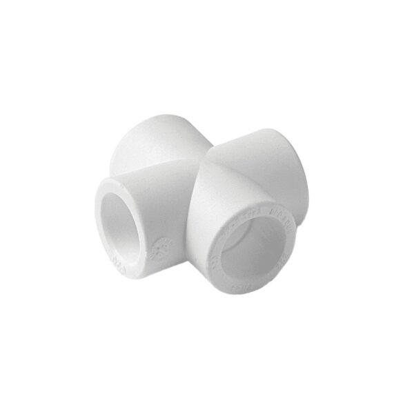 PA17543 Pro Aqua d= 40-32 PP-R Крестовина переходная Белая