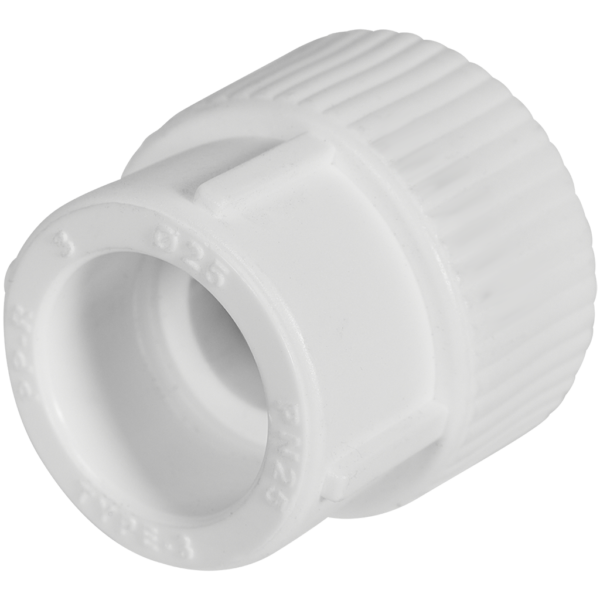 PA22014P Pro Aqua d= 25-3/4 PP-R Муфта комбинированная ВР Белая
