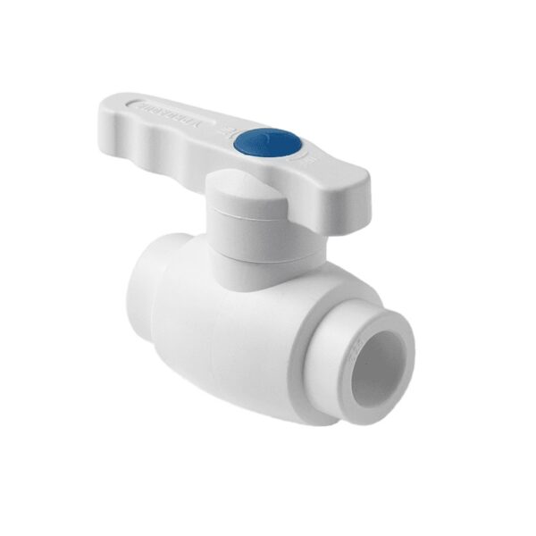 PA40018 Pro Aqua d= 63 PP-R Шаровой кран полнопроходной Ultra Белый
