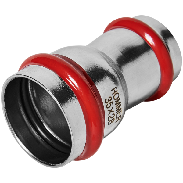 RSS-0018-003528 ROMMER Муфта переходная ВПр, 35х28, из нержавеющей стали прессовой