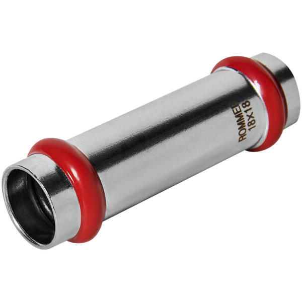 RSS-0019-000018 ROMMER Муфта надвижная ВПр, 18, из нержавеющей стали прессовой