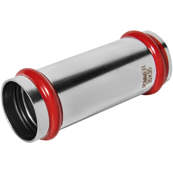 RSS-0019-000035 ROMMER Муфта надвижная ВПр, 35, из нержавеющей стали прессовой