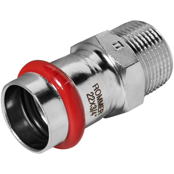 RSS-0021-002234 ROMMER Переходник ВПр-НР, 22х3/4, из нержавеющей стали прессовой