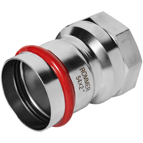 RSS-0022-000542 ROMMER Переходник ВПр-ВР, 54х2, из нержавеющей стали прессовой