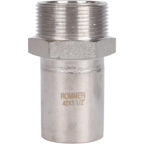 RSS-0024-042112 ROMMER Вставка переходная НПр-НР, 42х11/2, из нержавеющей стали прессовой