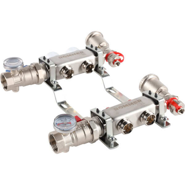 RMS-3210-000002 ROMMER Коллектор из нержавеющей стали в сборе без расходомеров 2 вых.