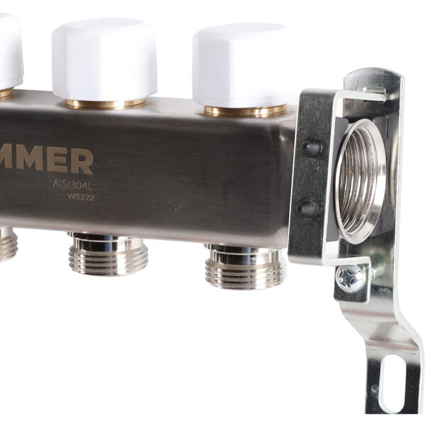 RMS-1200-000004 ROMMER Коллектор из нержавеющей стали с расходомерами 4 вых.