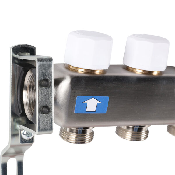 RMS-1200-000007 ROMMER Коллектор из нержавеющей стали с расходомерами 7 вых.