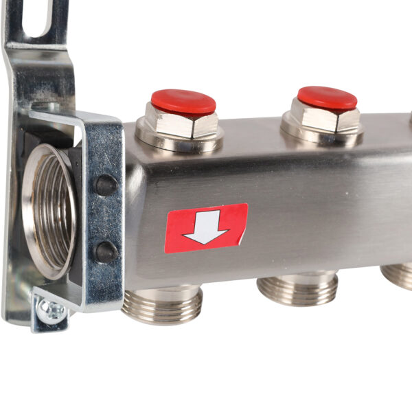 RMS-3200-000008 ROMMER Коллектор из нержавеющей стали без расходомеров 8 вых.