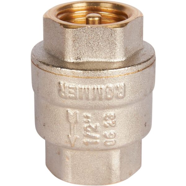 RVC-0001-000015 ROMMER 1/2 Клапан обратный пружинный муфтовый с металлическим седлом