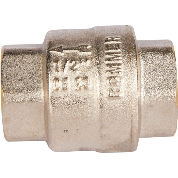 RVC-0001-000015 ROMMER 1/2 Клапан обратный пружинный муфтовый с металлическим седлом