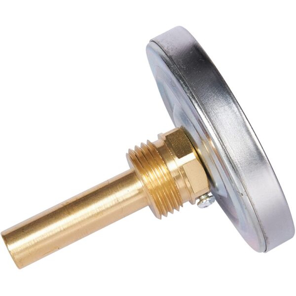 RIM-0001-635015 ROMMER Термометр биметаллический с погружной гильзой. Корпус Dn 63 мм, гильза 50 мм