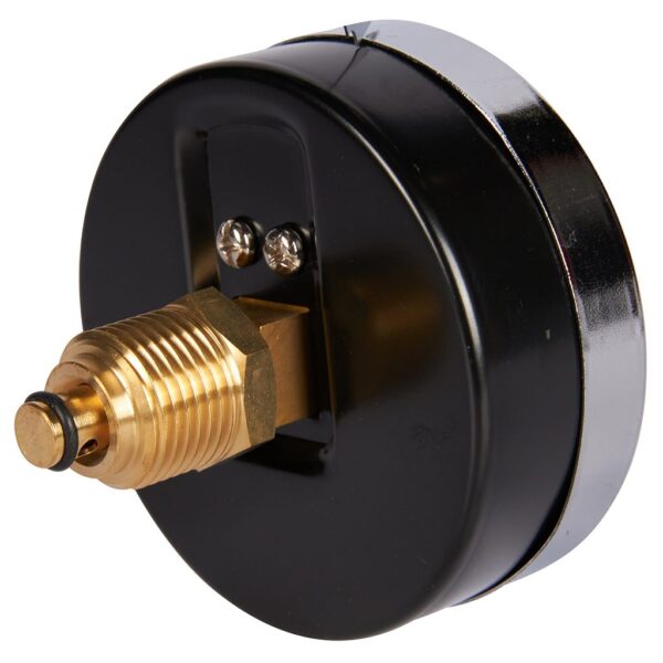 RIM-0005-800615 ROMMER Термоманометр аксиальный в комплекте с автоматическим запорным клапаном. Корп