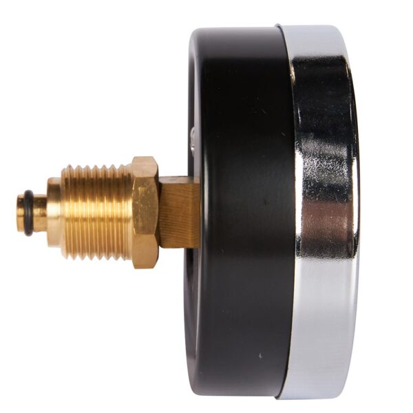 RIM-0005-801015 ROMMER Термоманометр аксиальный в комплекте с автоматическим запорным клапаном. Корп