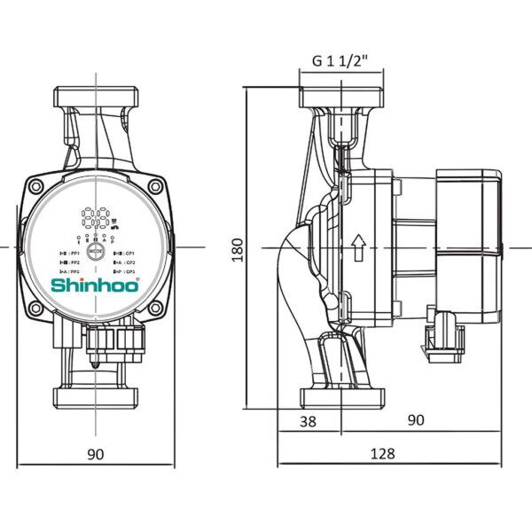 71111002 Shinhoo MASTER S 25-4 180 1x230V