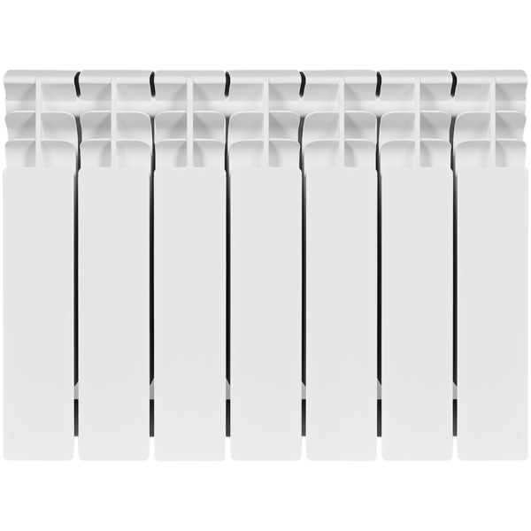SRB-3310-035007 STOUT TITAN 350 7 секций радиатор биметаллический боковое подключение (белый RAL 901