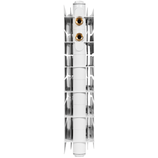 SRB-3320-035008 STOUT TITAN VENTIL 350 8 секций радиатор биметаллический нижнее правое подключение (