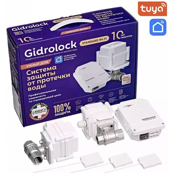 32101022 Комплект Gidrolock Standard Wi-Fi BUGATTI 3/4