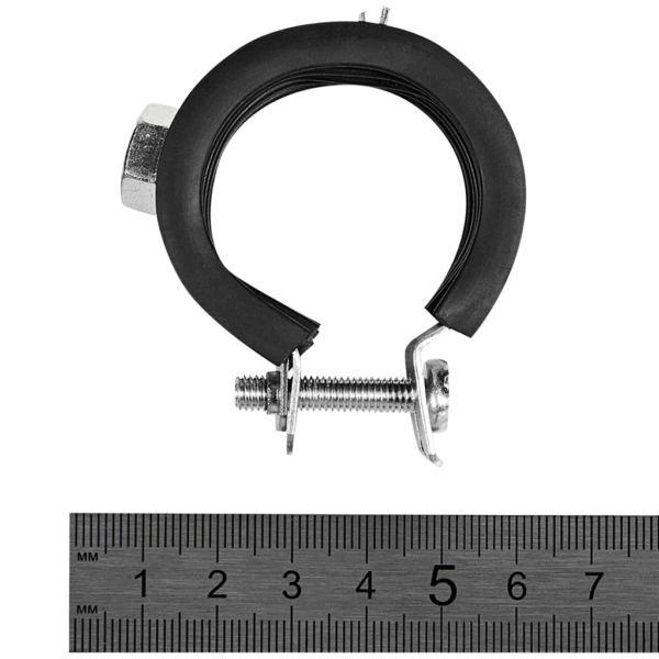 SAC-0020-300001 STOUT Хомут для труб одновинтовой с гайкой М8, 1 (32-35мм)