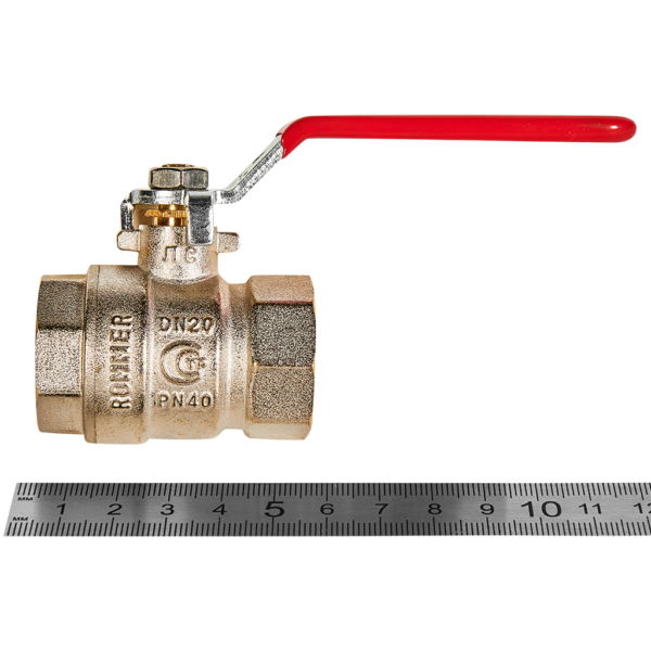 RBV-0001-2110320 ROMMER Кран шаровой, ВР/ВР, ручка рычаг 3/4