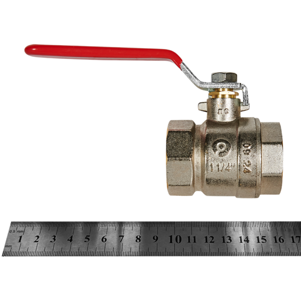 RBV-0001-2110332 ROMMER Кран шаровой, ВР/ВР, ручка рычаг 1 1/4