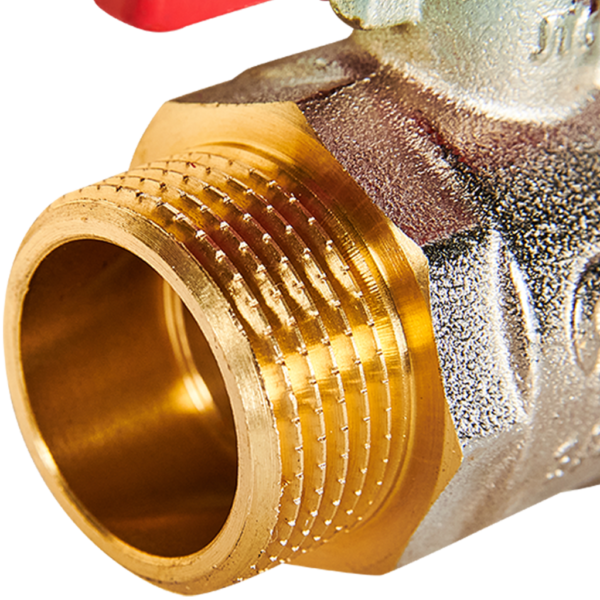 RBV-0007-2410220 ROMMER Кран шаровой, НР/НР, ручка бабочка 3/4