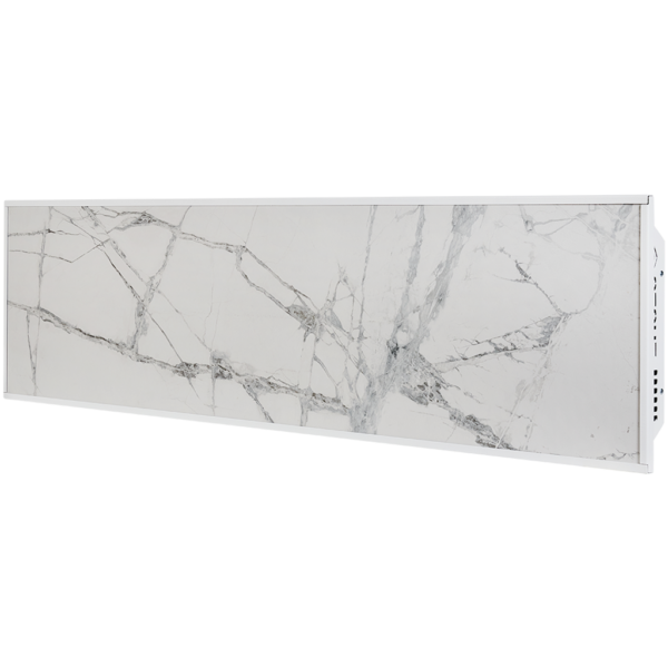 SCT-00WW-012030 STOUT отопительная панель WHITE STONE SCT 120*30 белый гранит / белый корпус