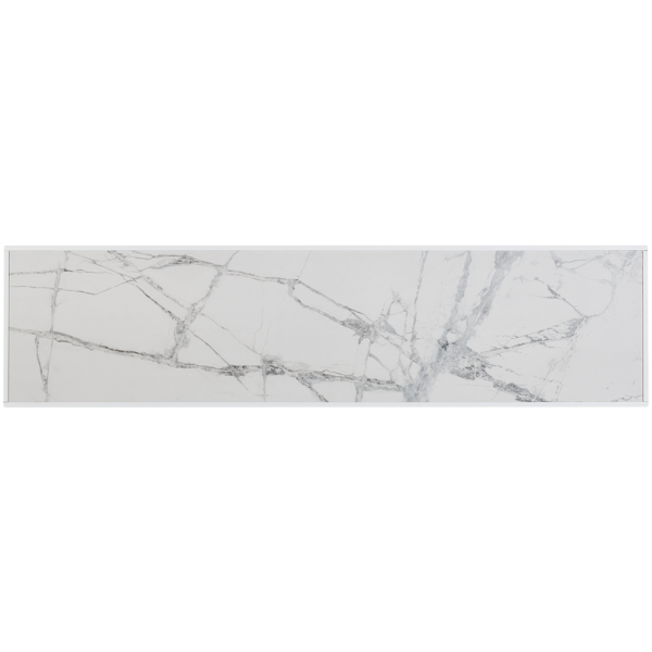 SCT-00WW-012030 STOUT отопительная панель WHITE STONE SCT 120*30 белый гранит / белый корпус