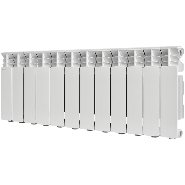 SRA-3310-035012 STOUT GAMMA 350 12 секций радиатор алюминиевый боковое подключение (белый RAL 9010)